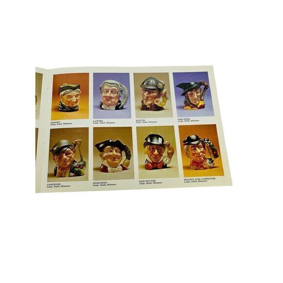 1970's Royal Doulton Catalog, 1978 Price‎ List Color Photos Figurines Toby Jugs - Picture 5 of 12